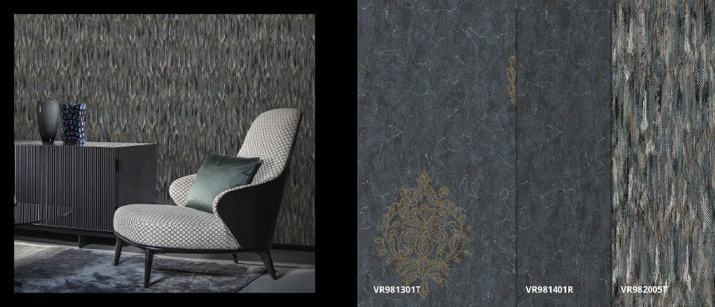Floral Vintage Cinza