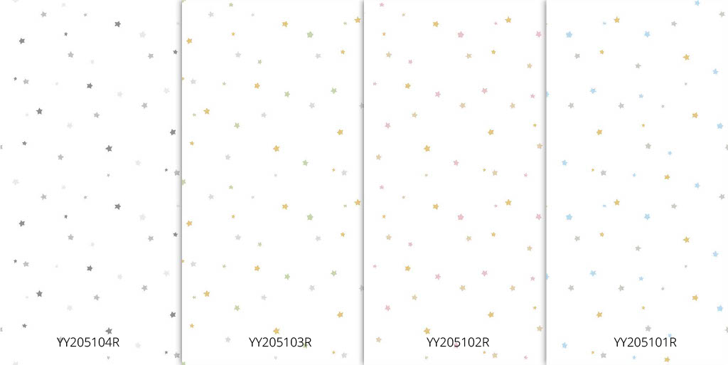 Papel de parede infantil - Estrelas Pequenas